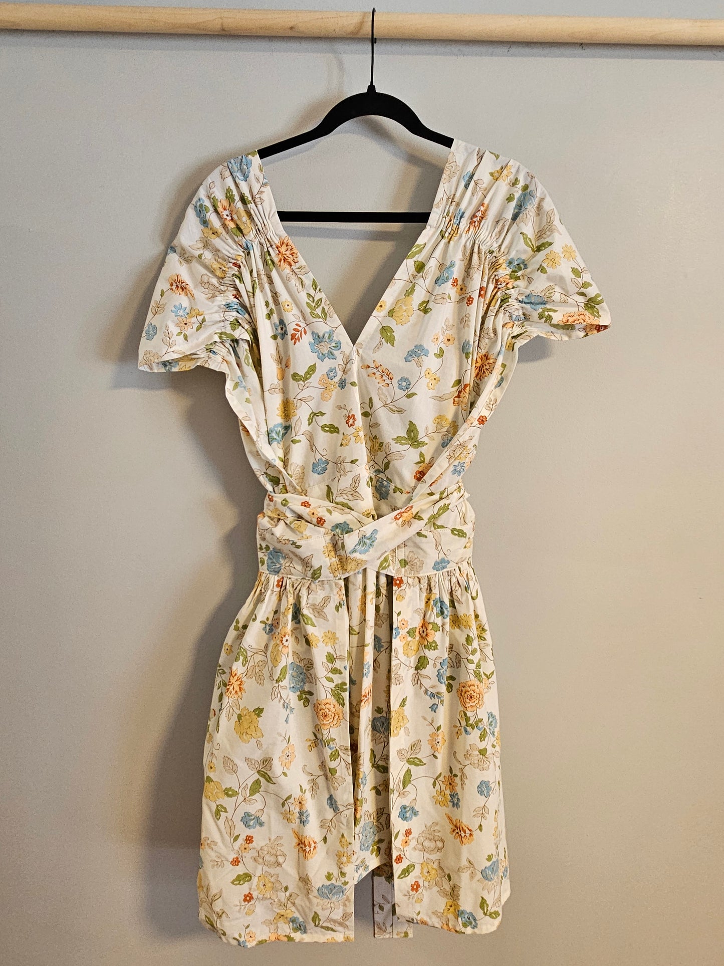 Sz 2 Florals on Cream