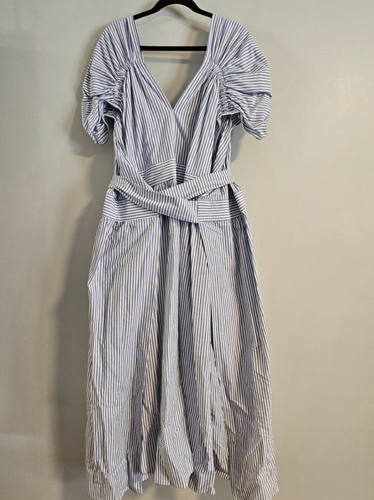 Sz 4 Blue and White Stripe