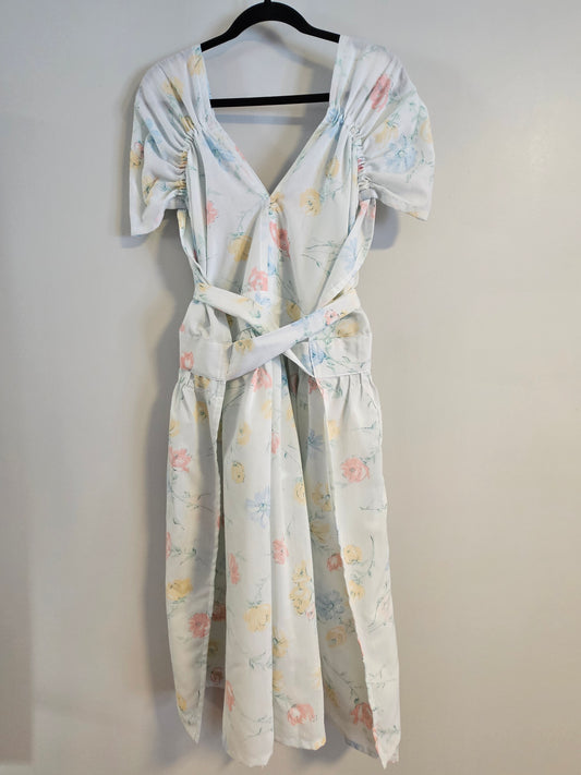 Sz 2 Florals on Light Blue