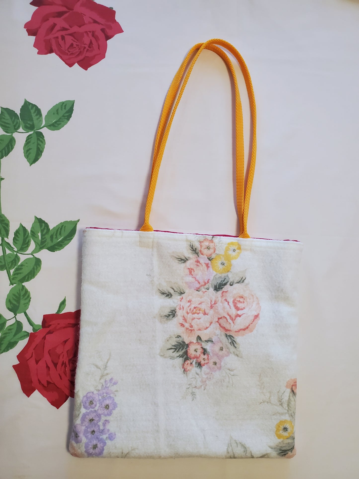 Floral Scrap Tote