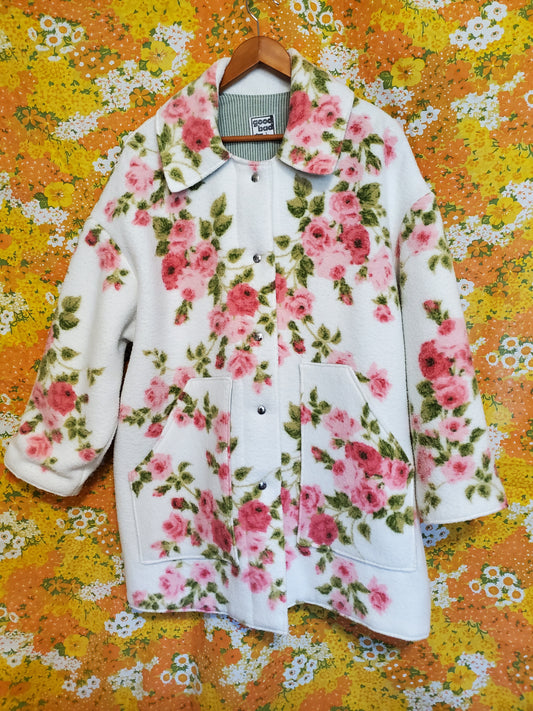 L - Pink Rosey Floral
