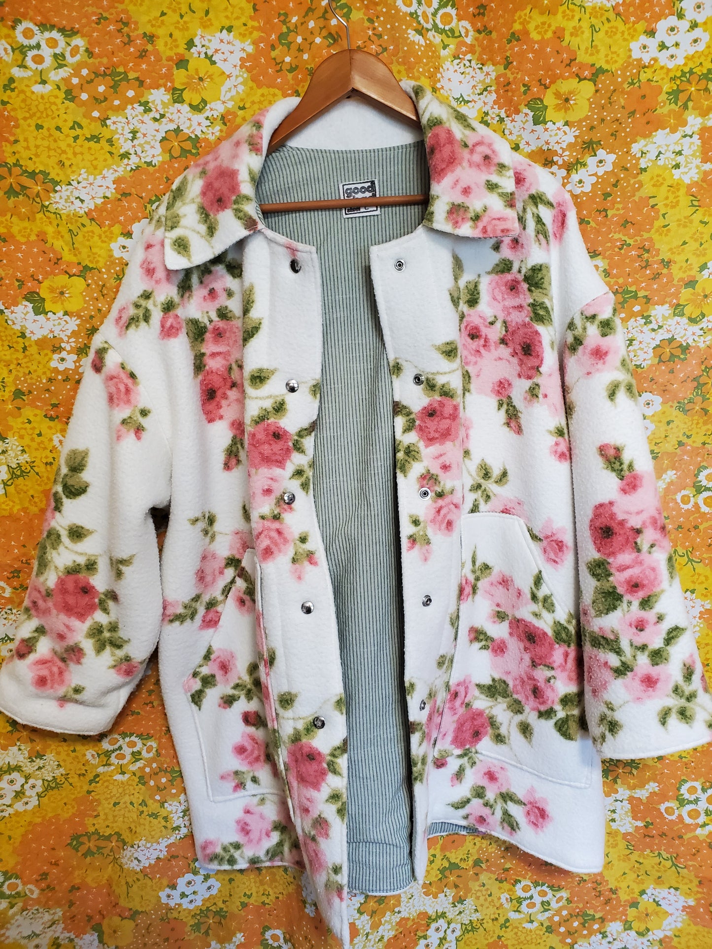 L - Pink Rosey Floral