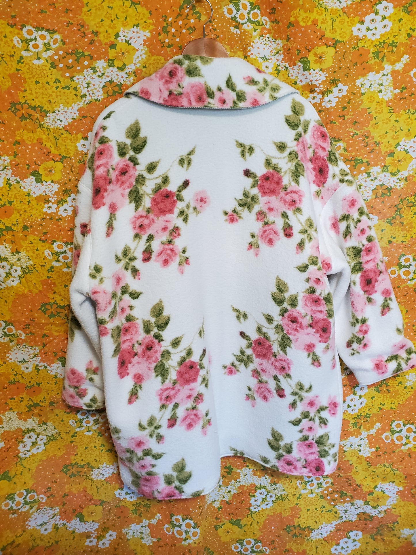L - Pink Rosey Floral