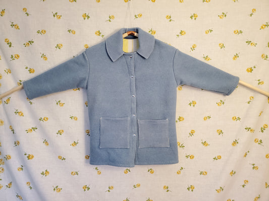 M - Baby Blue Wool Coat