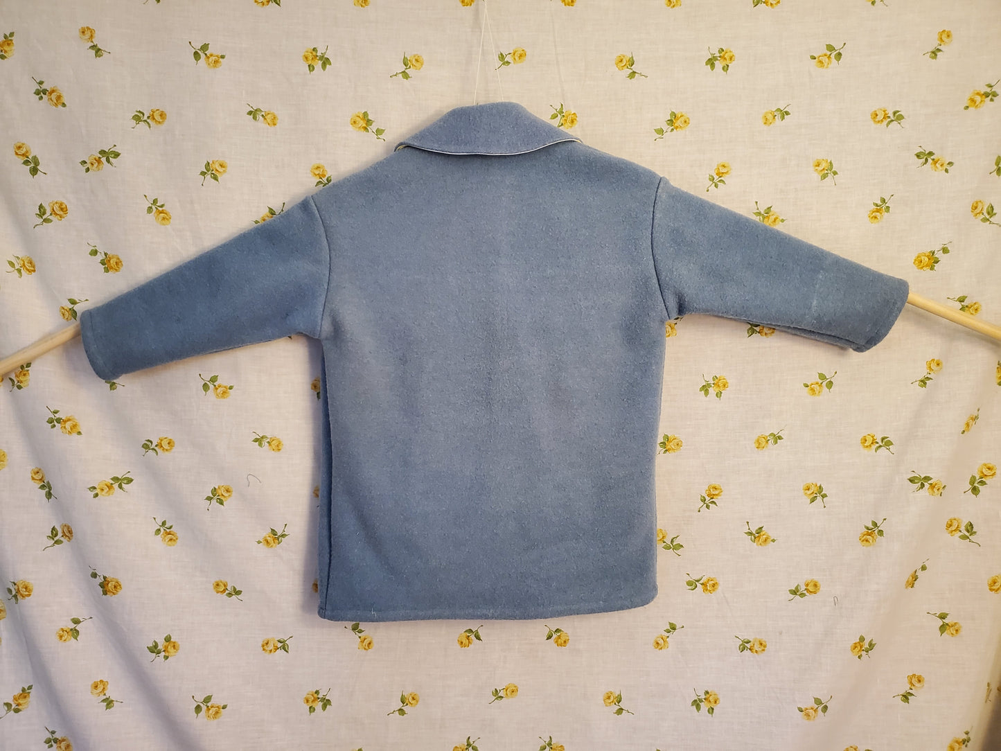 M - Baby Blue Wool Coat