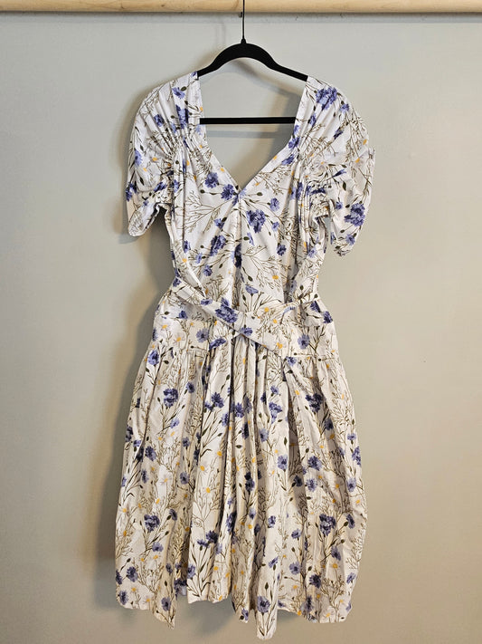 Sz 3 Blue Florals and Twigs