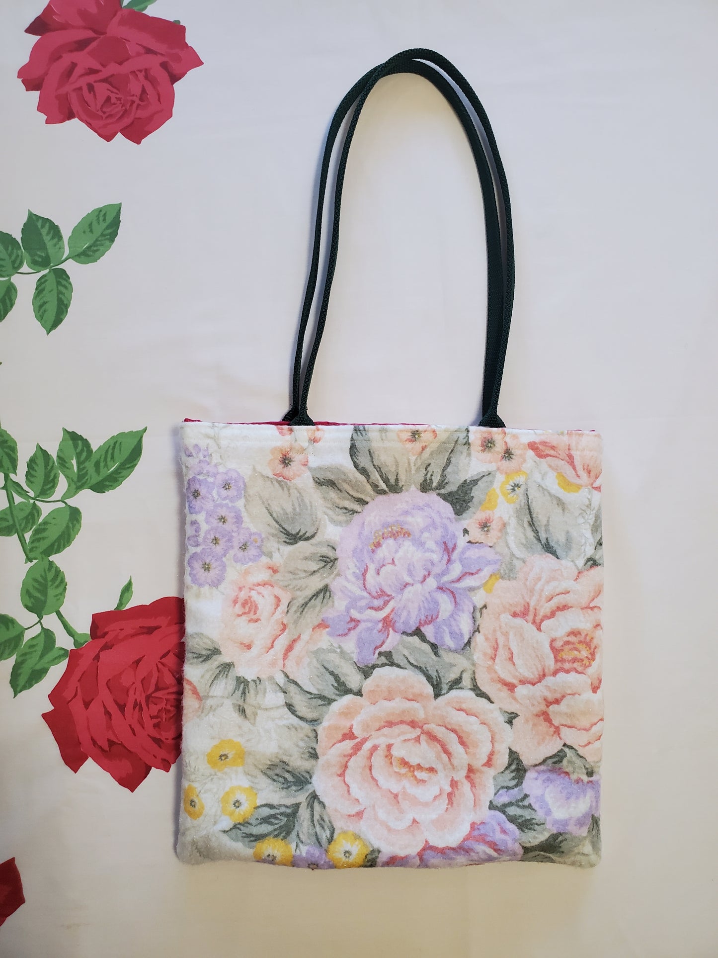 Floral Scrap Tote