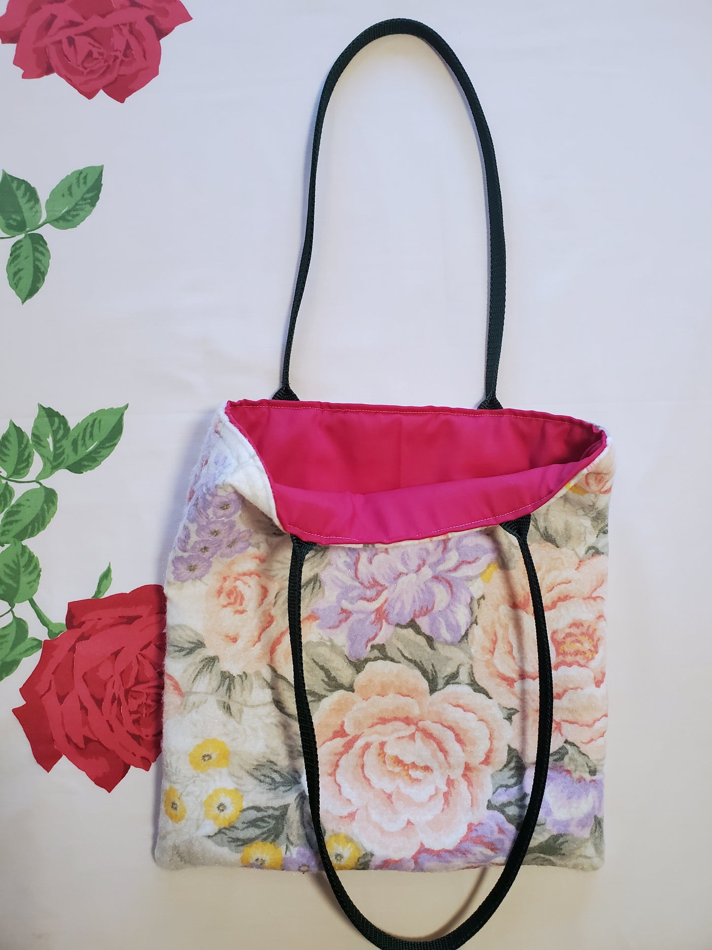 Floral Scrap Tote