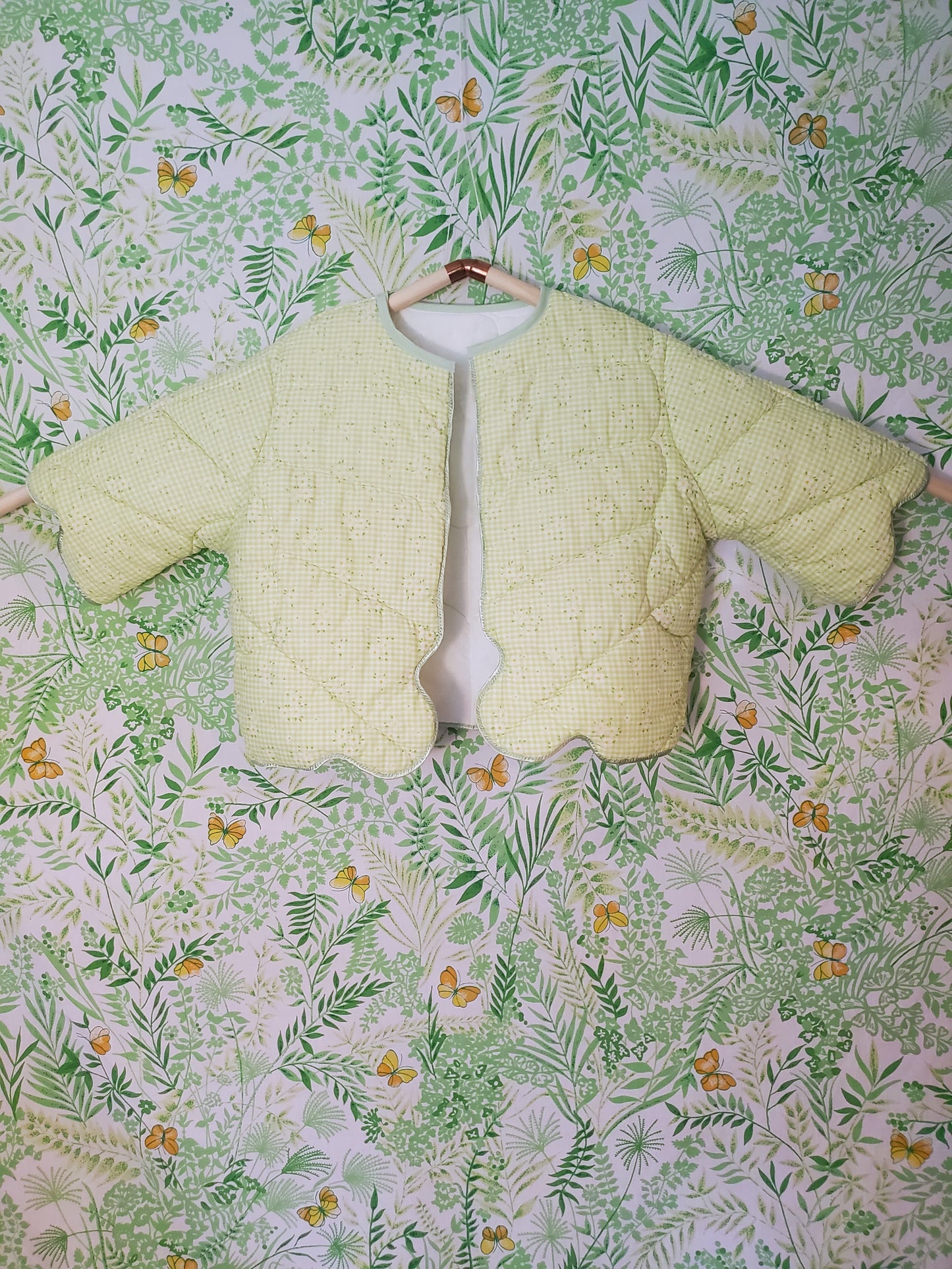 M/L - Green Cutie Quilt Jacket