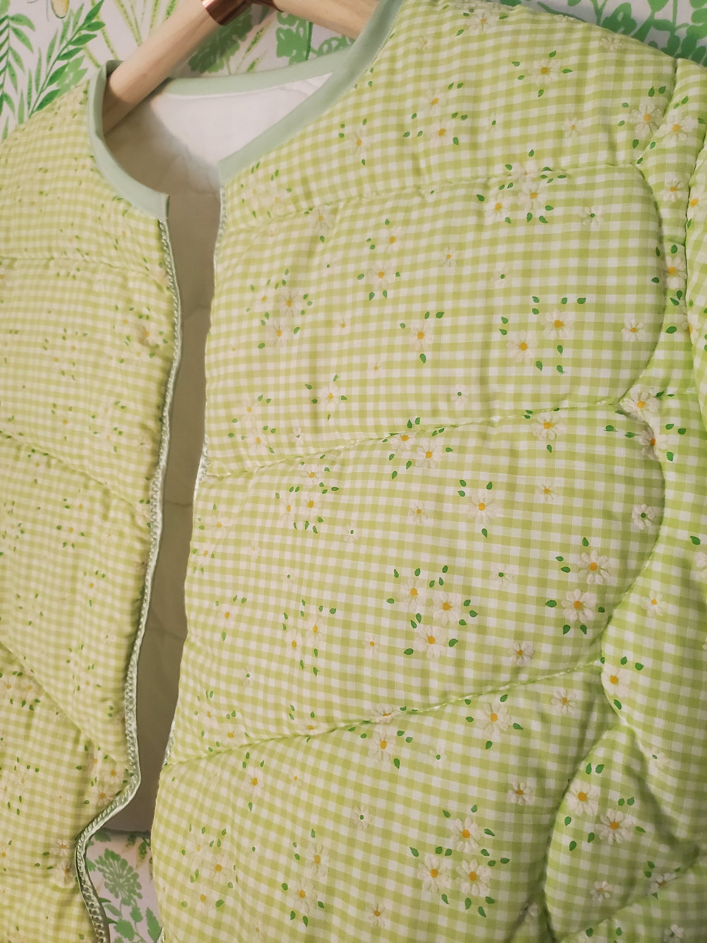 M/L - Green Cutie Quilt Jacket