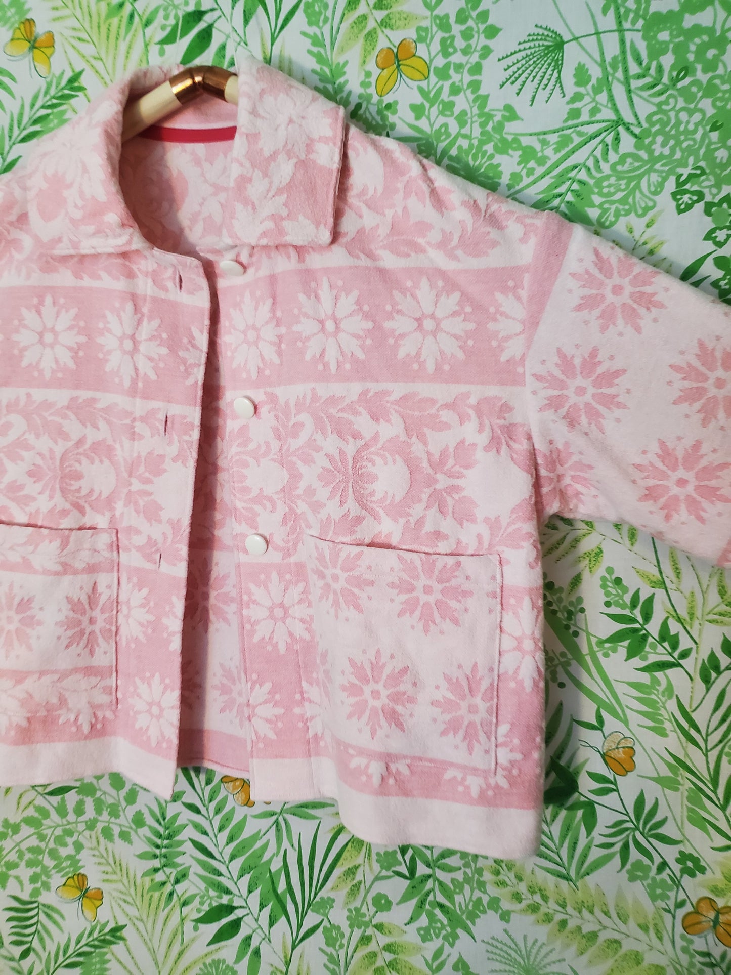 M - Fancy Pink Chore Jacket