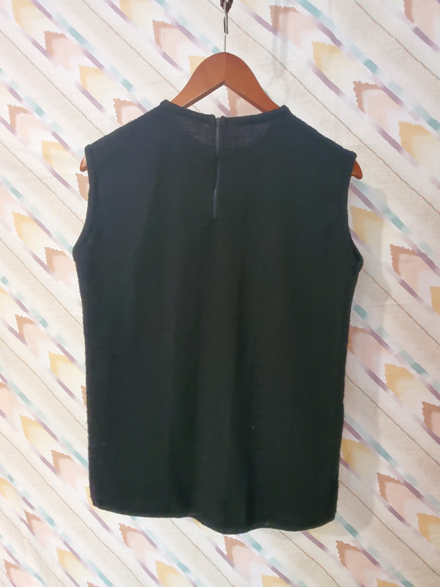 Black Sleeveless Shirt